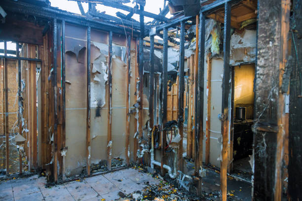 Professional Fire Damage Removal technician working in Jordan, MN